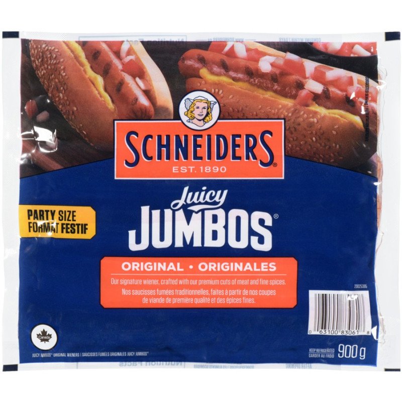 Schneiders Juicy Jumbos Original Party Size 900 g