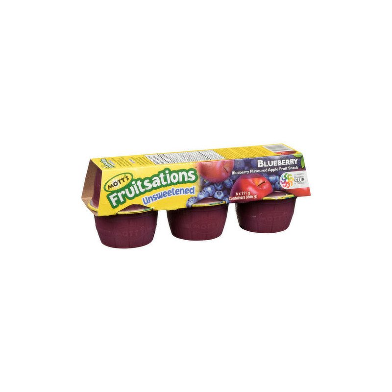 Mott's Fruitsations Blueberry Apple 6 x 111 g