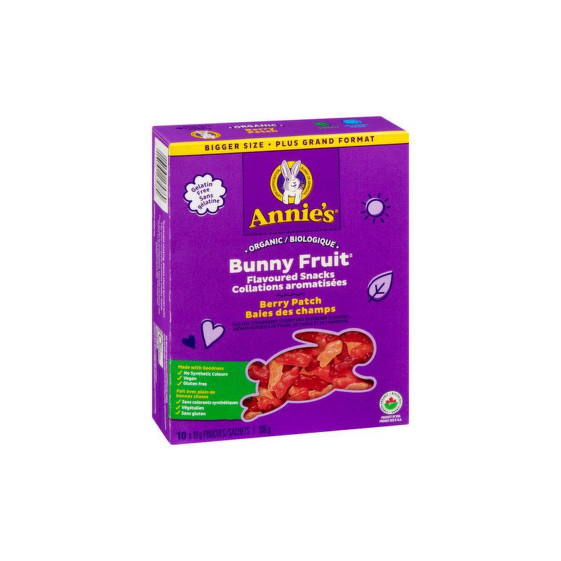 Annie's Organic Bunny Fruit Snacks Berry Patch 198 g