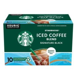 Starbucks Iced Coffee Blend Signature Black K-Cups 10's