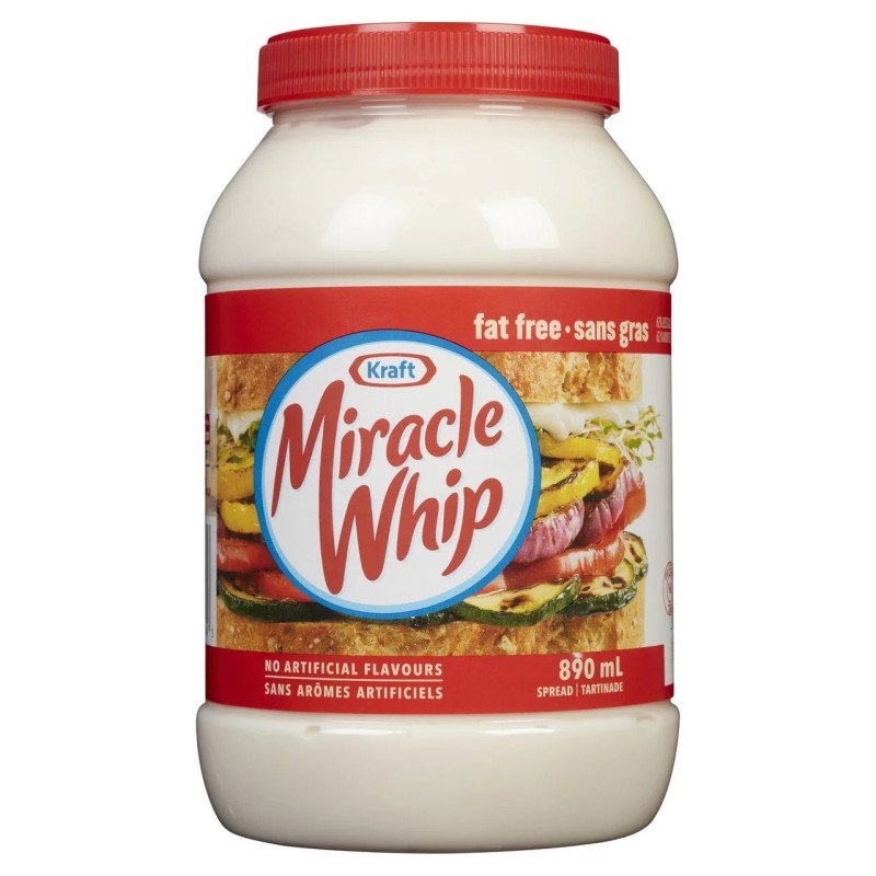 Kraft Miracle Whip Dressing Fat Free 890 ml