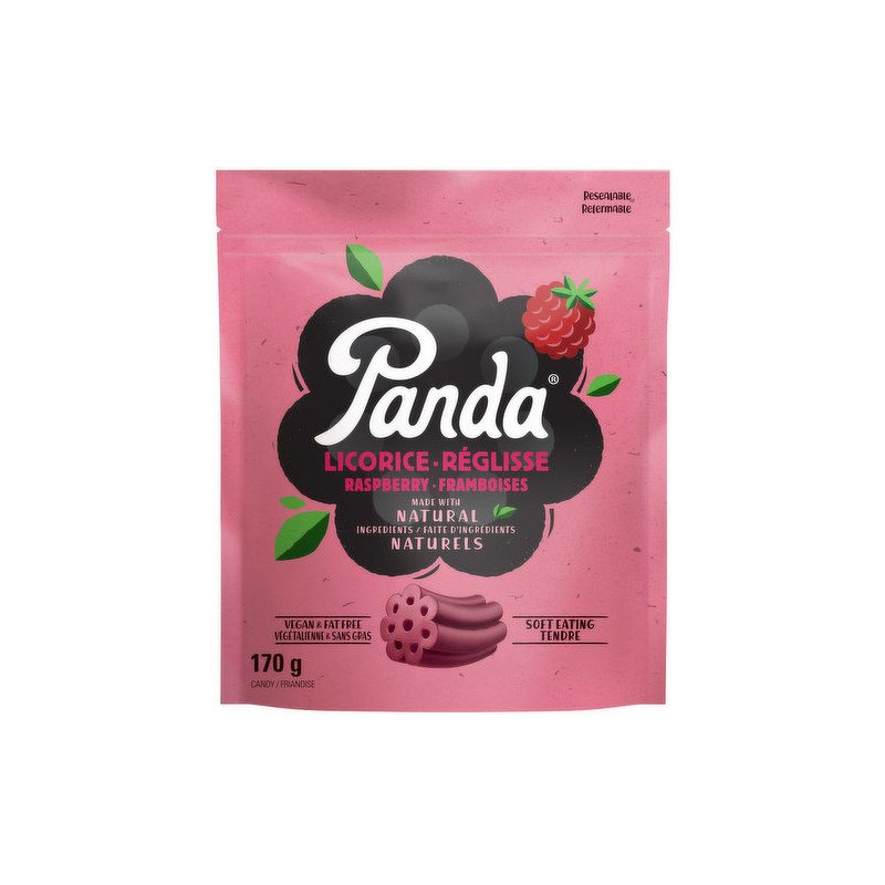 Panda Licorice Soft Raspberry 170 g