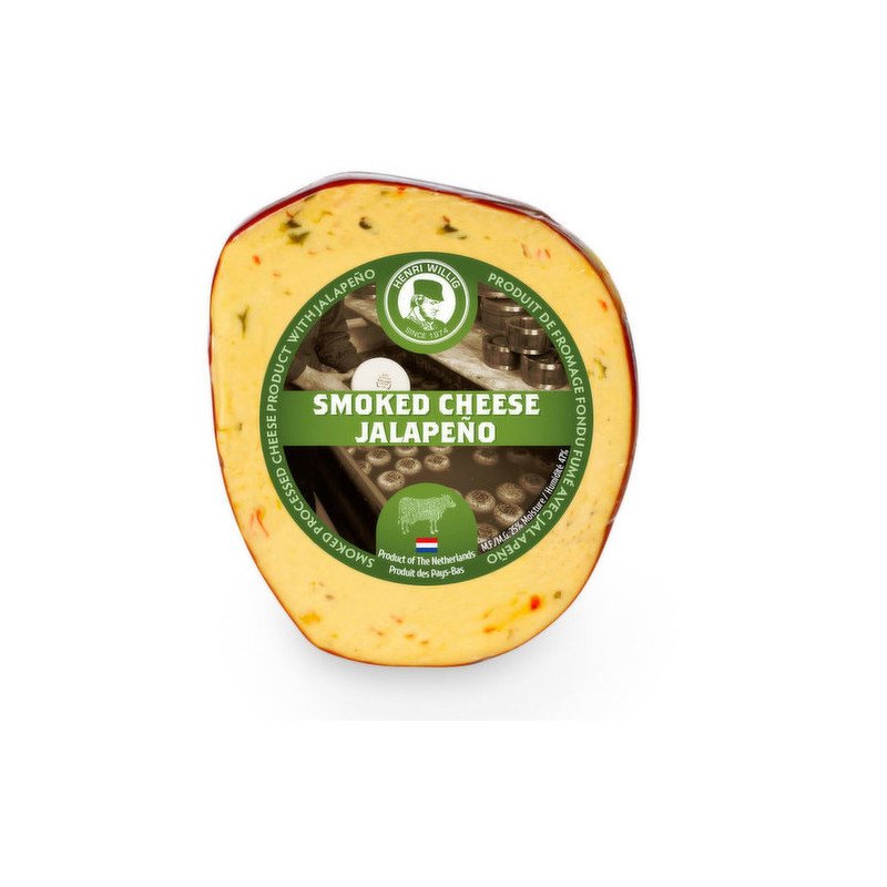 Henri Willig Smoked Gouda Cheese with Jalapeno (up to 250 g per pkg)