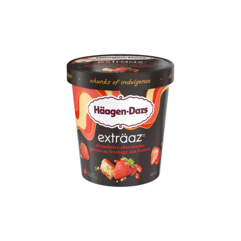 Haagen Dazs Ice Cream Extraaz Strawberry Cheesecake 450 ml