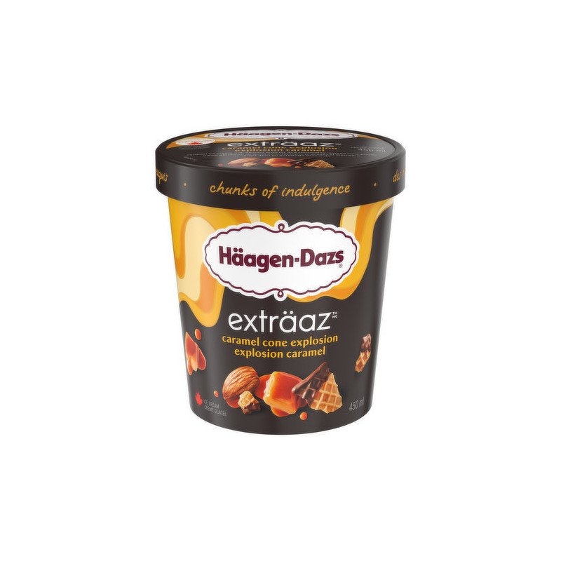 Haagen Dazs Ice Cream Extraaz Caramel Cone Explosion 450 ml