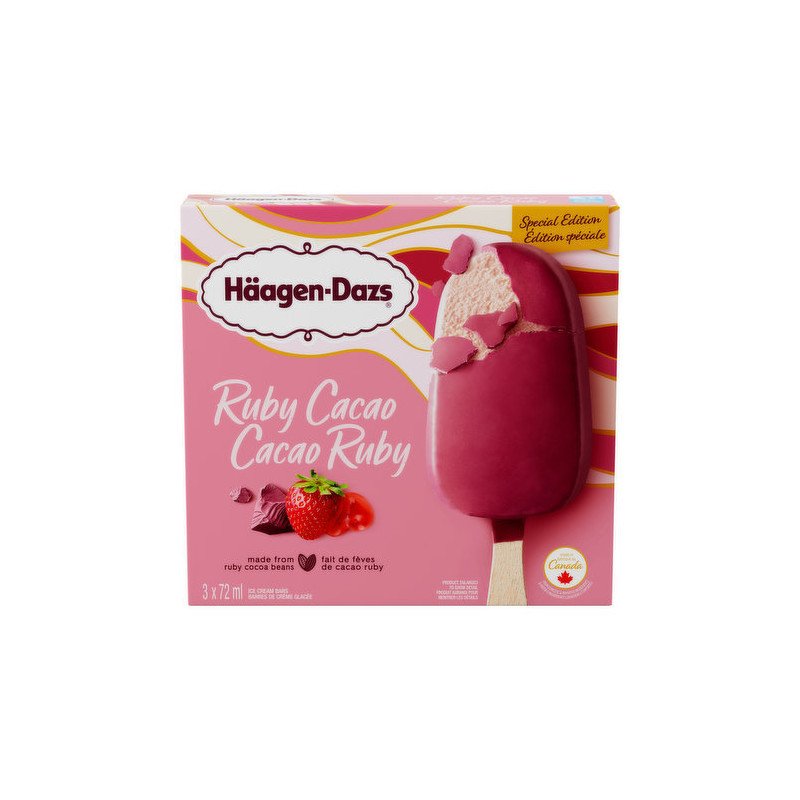 Haagen Dazs Special Edition Ruby Cacao 3 x 72 ml