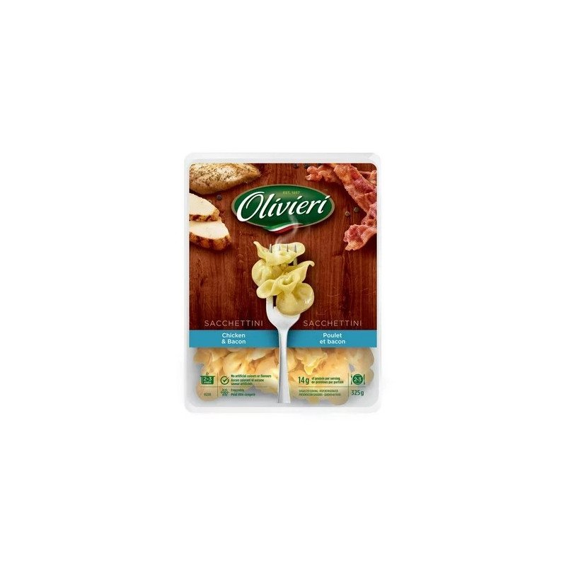 Olivieri Chicken & Bacon Sacchettini 600 g