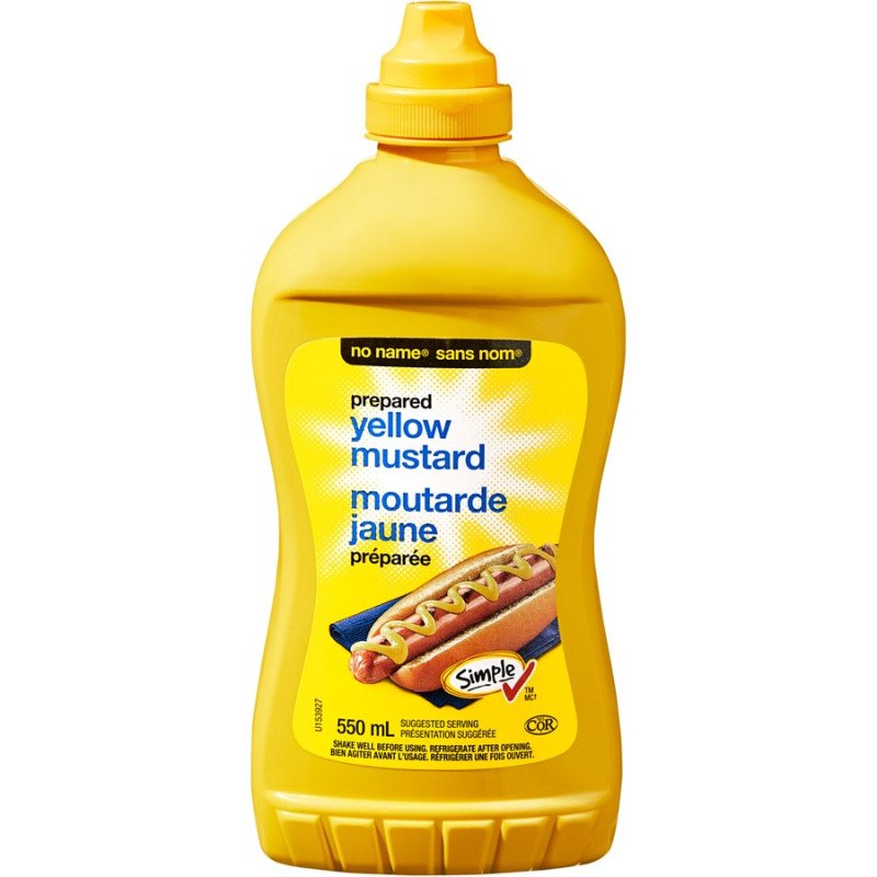 No Name Yellow Mustard 550 ml