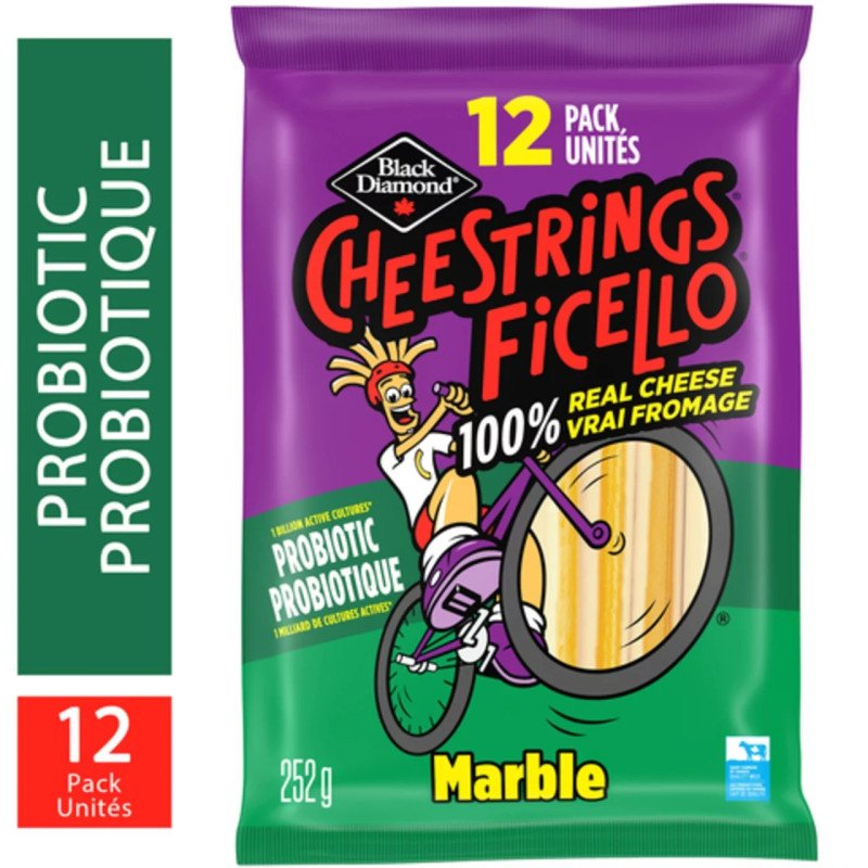 Black Diamond Cheestrings Marble Probiotic 12 x 21 g