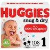 Huggies Snug & Dry Diapers Size 1 108's