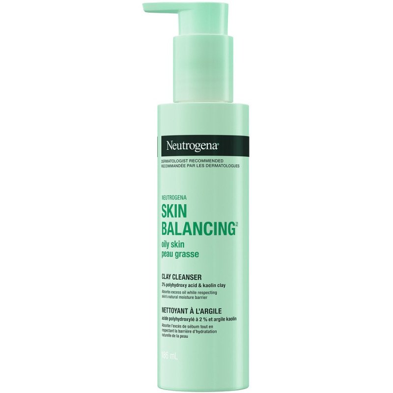 Neutrogena Skin Balancing Oily Skin Clay Cleanser 186 ml