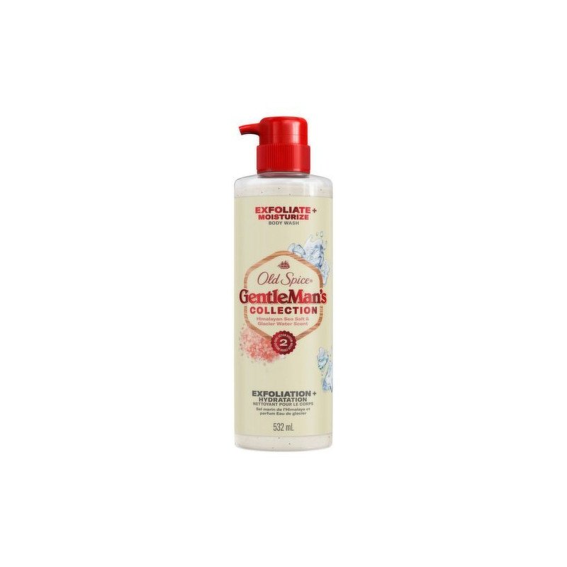 Old Spice Gentleman's Collection Exfoliate + Moisturize Body Wash Himalayan Sea Salt 532 ml