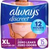 Always Discreet Incontinence Underwear XL Maximum 15's