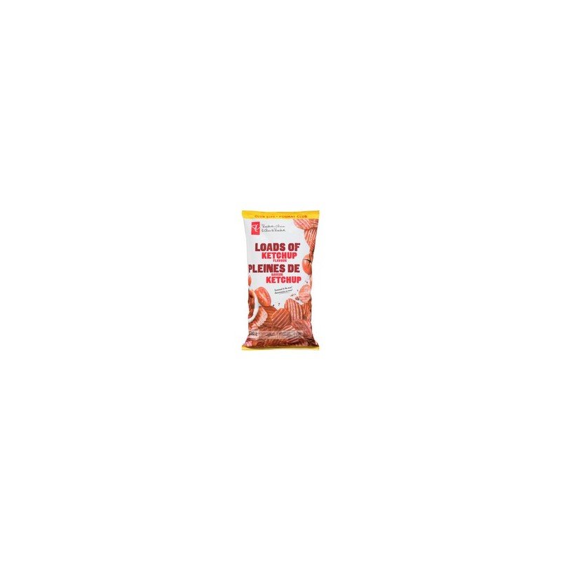 PC Loads of Ketchup Flavour Rippled Potato Chips 750 g