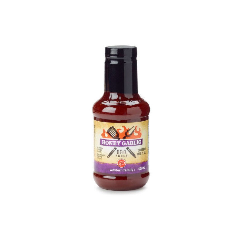 Western Family Honey Garlic BBQ Sauce 425 ml