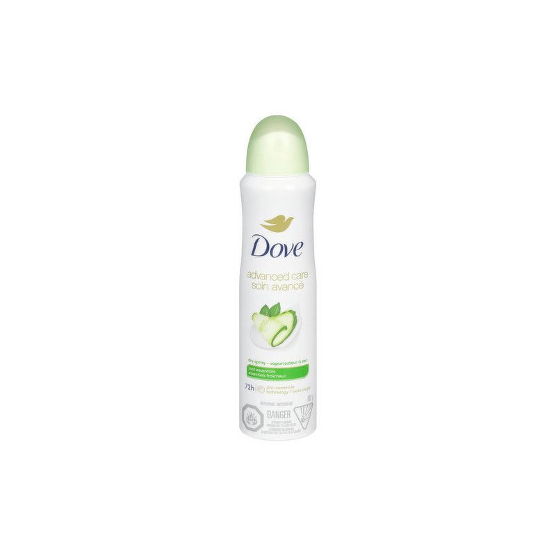 Dove Dry Spray Antiperspirant Unisex Cool Essentials 107 g