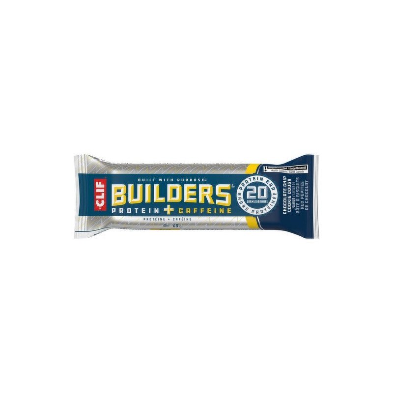 Clif Builders Protein + Caffeine Bar Chocolate Chip Cookie Dough 68 g