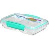 Sistema to Go Small Split Lunch Food Storage Container Minty Teal