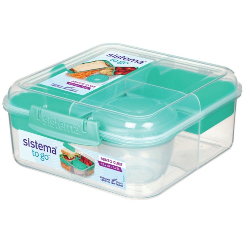 Sistema to Go Bento Cube Lunch Box Food Storage Container