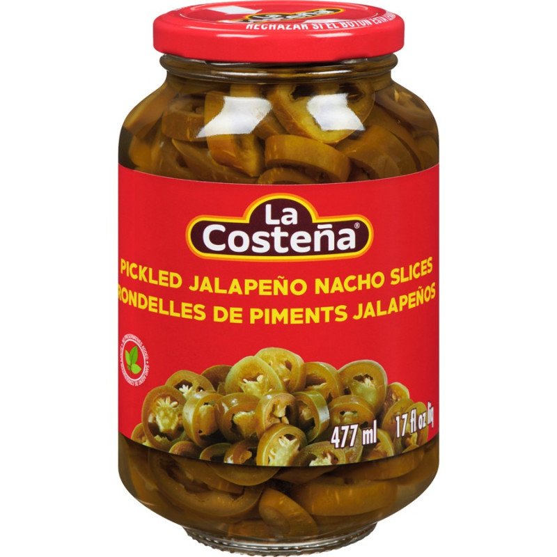 La Costena Pickled Jalapeno Nacho Slices 477 ml