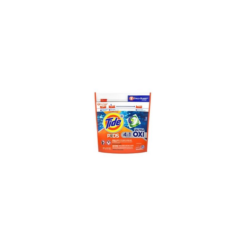 Tide Pods+ Laundry Detergent 4-in-1 Ultra Oxy 357 g 12’s