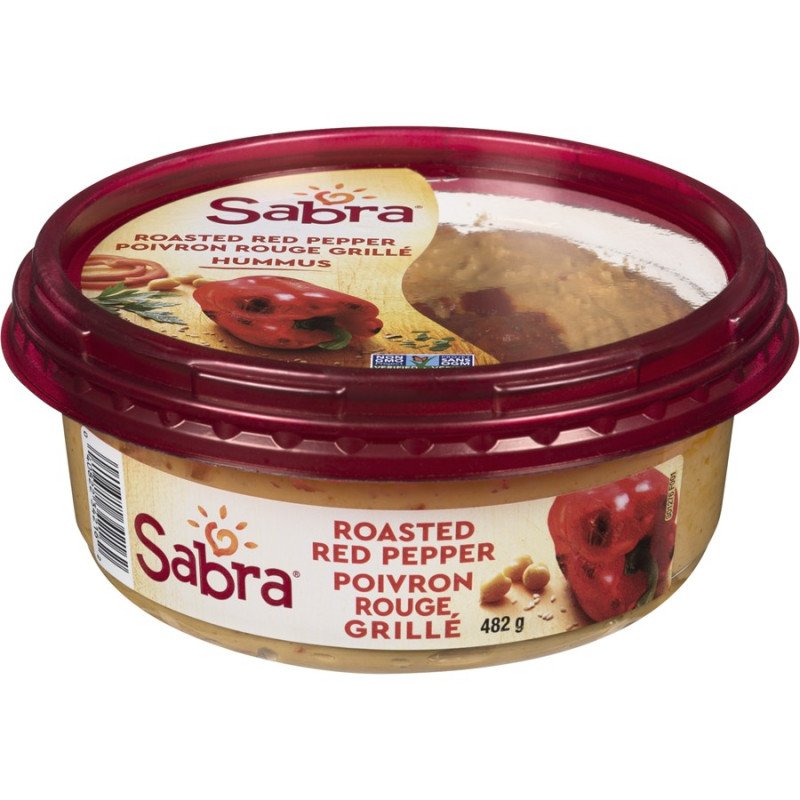 Sabra Hummus Roasted Red Pepper 482 g