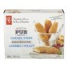 PC Pub Recipe Fully Cooked Chicken Strips Breaded Chicken Breast Cutlettes 800 g