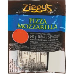 Ziggy's Pizza Mozzarella 340 g