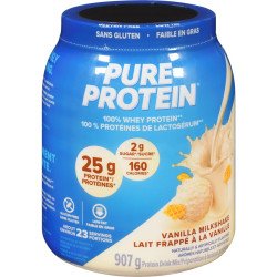 Pure Protein 100% Whey Protein Vanilla Milkshake 907 g