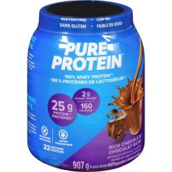 Pure Protein 100% Whey Protein Rich Chocolate Milkshake 907 g