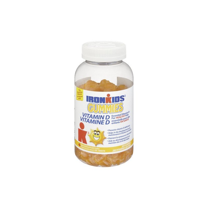 Ironkids Gummies Vitamin D for Healthy Kids 200's