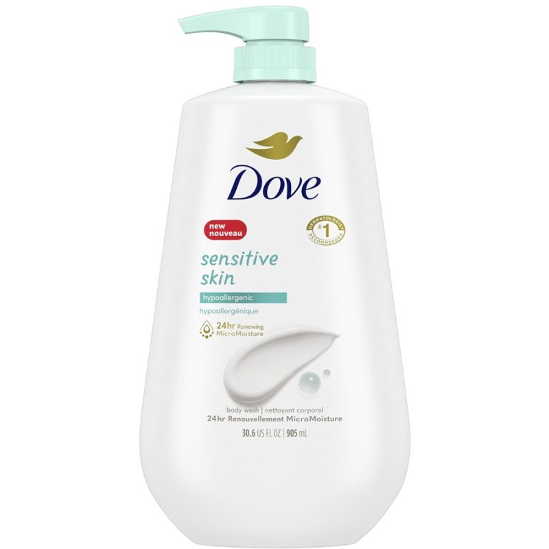 Dove Body Wash Sensitive Skin Hypoallergenic 905 ml