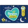 Pampers Swaddlers Overnight Puper Pack Size 3 66's