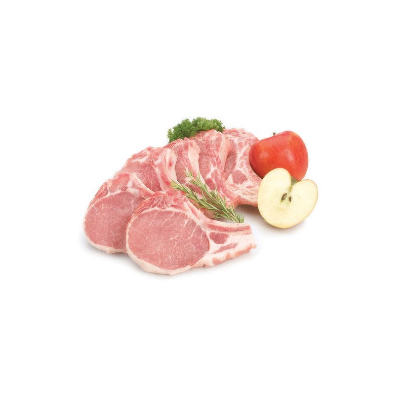 Save-On Rib End Pork Loin Chops Value Pack (up to 1035 g per pkg)