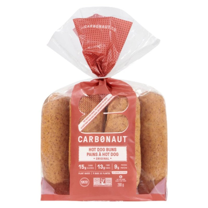 Carbonaut Frozen Hot Dog Buns Original 288 g