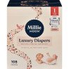 Millie Moon Luxury Diapers Unisex Size 1 108's