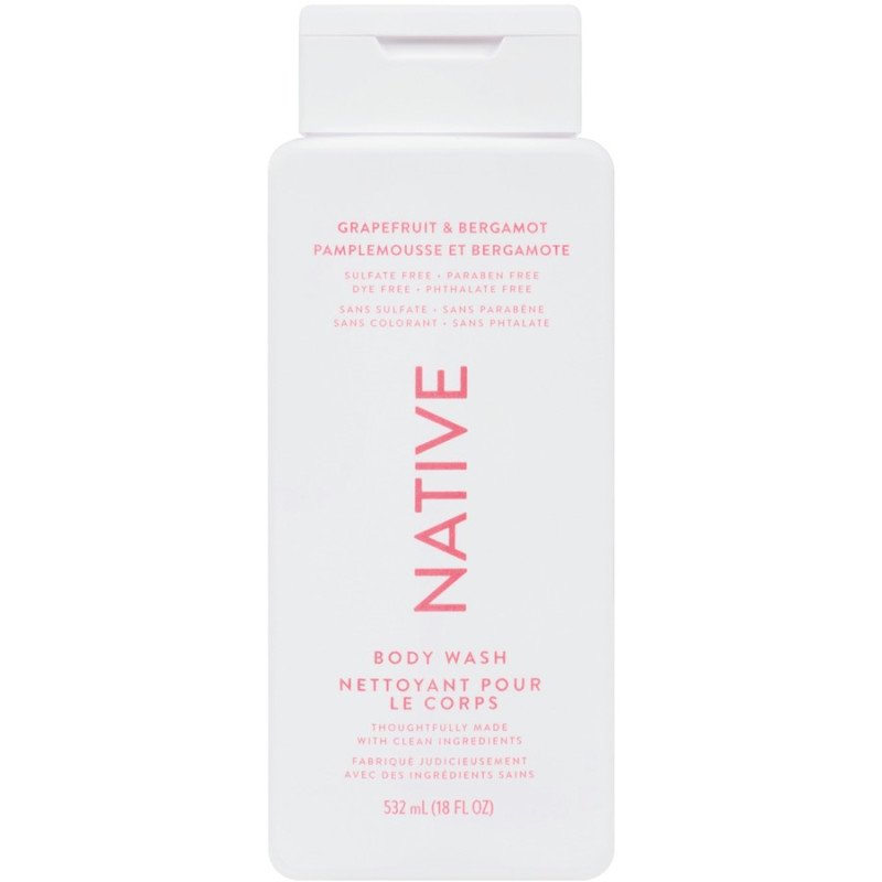 Native Body Wash Grapefruit & Bergamot 532 ml