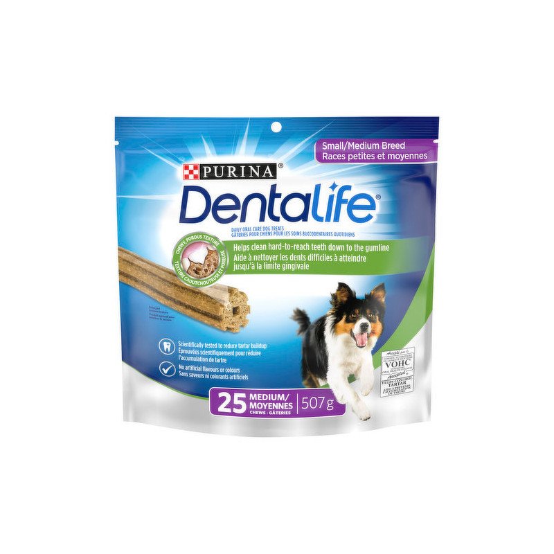 Purina Dentalife Chews Small Medium Breed 507 g