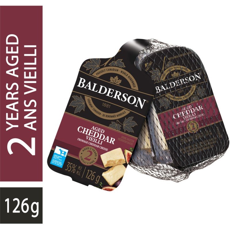 Balderson 2-Year Old Royal Canadian White Cheddar 5's 126 g