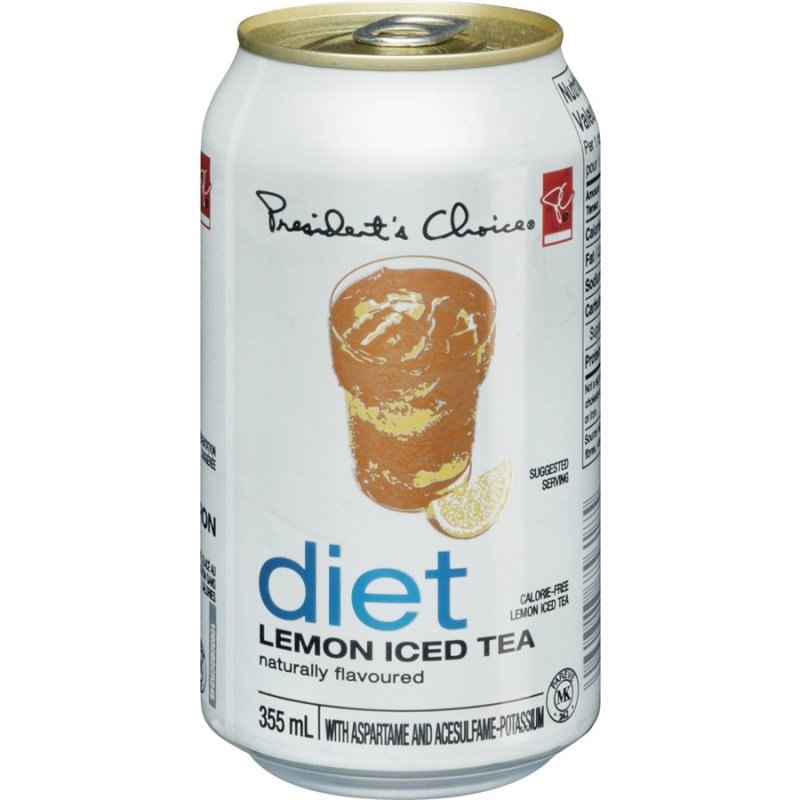 PC Diet Lemon Iced Tea 12 x 355 ml