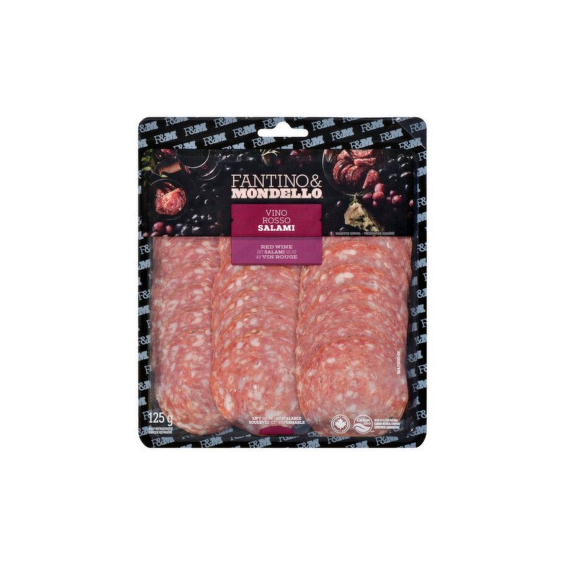 Fantino & Mondello Red Wine Dry Salami 125 g