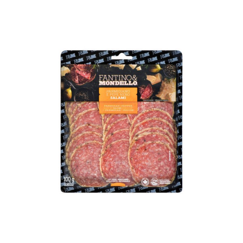 Fantino & Mondello Parmesan & Pepper Glazed Dry Salami 100 g