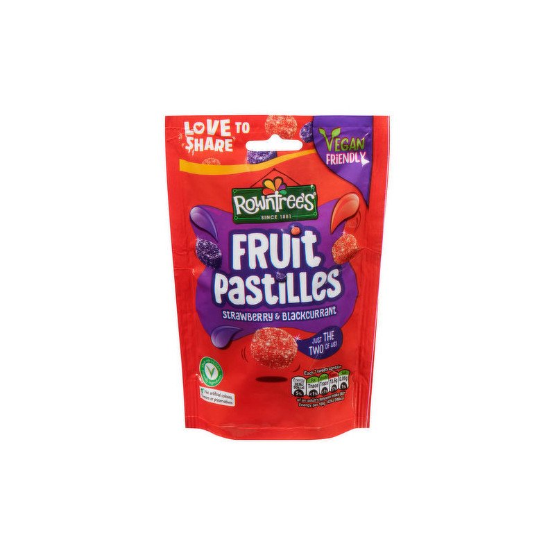 Rowntree’s Fruit Pastilles Strawberry & Blackcurrant 143 g