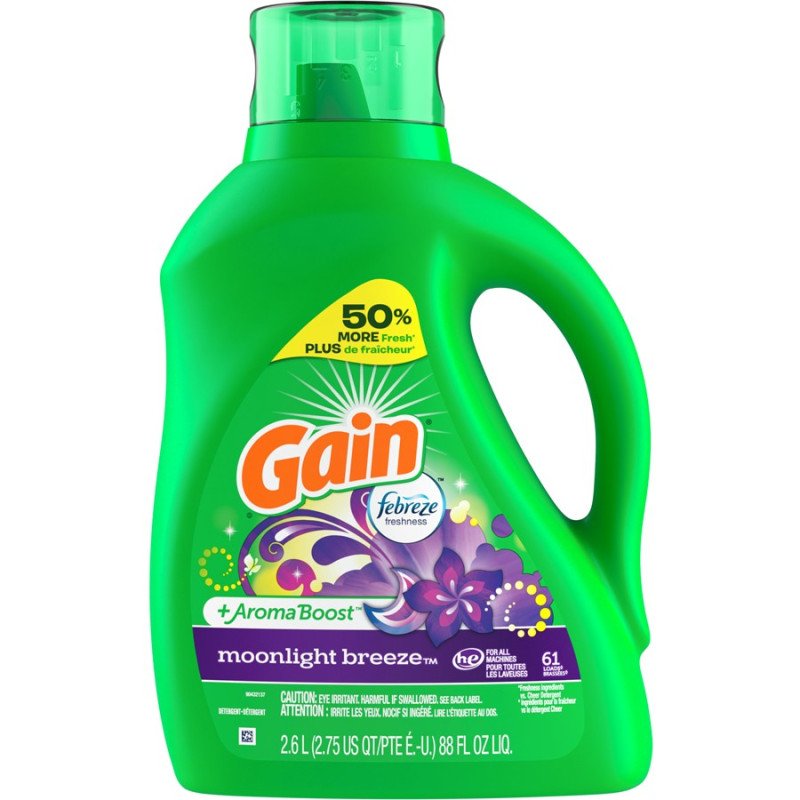 Gain Liquid Laundry Detergent Moonlight Breeze 2.6 L