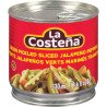 La Costena Green Pickled Sliced Jalapeno Peppers 330 ml