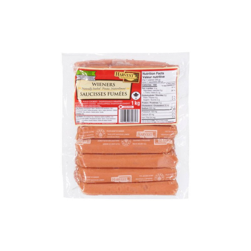 Harvest Regular Wieners 1 kg