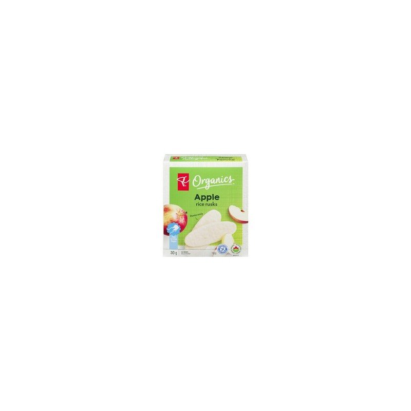 PC Organics Apple Rice Rusks 50 g