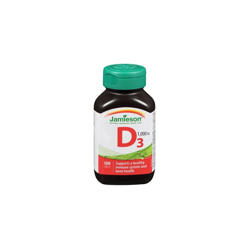 Jamieson Vitamin D 1000 IU Tablets 100