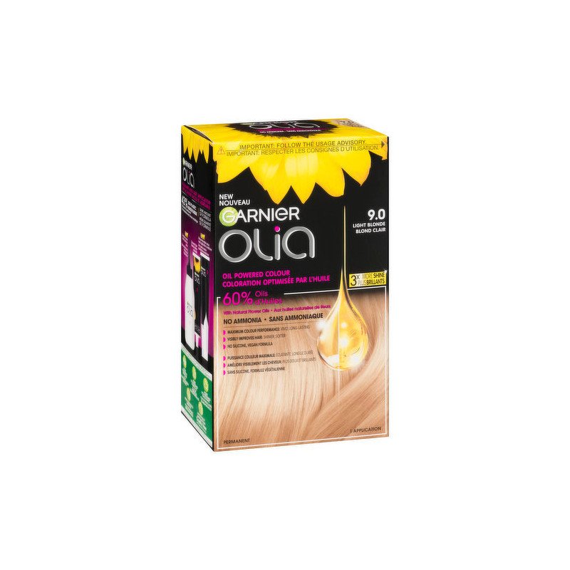 Garnier Olia Hair Colour 9.0 Light Blonde each