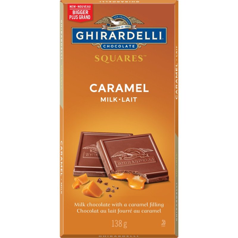 Ghirardelli Chocolate Squares Caramel Milk 138 g